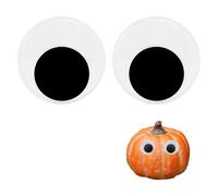 2 Pcs Giant Googly Eyes, 80mm Large Self-Adhesive Wiggle Eyes for Crafts - Funny Big Stick-On Eyes for DIY Scrapbooking, Halloween, Christmas & Party Decoration