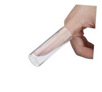 2 Pcs Glass Guitar Slide, Acrylic Bottleneck Finger Ring for Blues Rock | Smooth Polished Surface for Bright Tone, Excellent Intonation and Sustain, for Professional Players