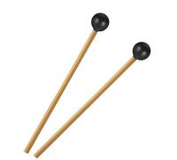 2 Pcs Glockenspiel Mallets - Rubber Bell Mallets Percussion with Plastic Handle, 8-inch drumsticks for Bell Stick, Tongue Drum Mallets