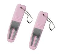 2 Pcs Golf Ball Fixer Golf Green Divot Tool Strong Metal Bending Golf Tool for Men and Women Golfers Green Use Ball Retriever