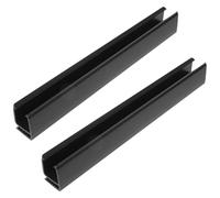 2 Pcs Golf Cart Part Clips Golf Cart Windshield Strips, Black Plastic | Window Clip, Windshields Replacement Folding Strips, Pool Cover Clips, Easy Install, Wear Resistant