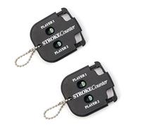 2 Pcs Golf Stroke Counter, Portable digital Golf Score Counte, With Dial Resetting Tool, For Different Kinds Of Competitions And Games, Black