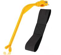 2 Pcs Golf Training Aids Set Beginner Swing Alignment Corrector Golf Swing Plane Training Aid Arm Band And Wrist Stick for Men Women Kids (Yellow)