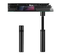 2 Pcs Gpu Support Bracket, Gpu Sag Bracket, Easy to Use Gpu Stand Adjustable 72.5mm-111.5mm for Graphics Video Card Support (Black)