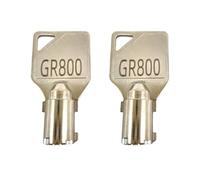 2 Pcs GR800 Washer and Dryer Machine Key Replacement for Speed Queen Commercial Washing Machines Tubular Key Coin Laundry Machines Keys
