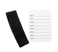 2 PCS Grafting Eyelash Scale Board White Acrylic Eyelash Display Stand with Velcro Straps Grafting False Eyelash Display Board Can Be Tied to the Back of the Hand for More Convenience and Speed