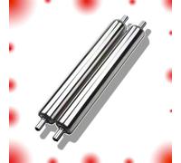 2 Pcs Gravity Roller, Heavy Duty Conveyor Replacement Rollers for Factory Warehouses 10" 16" 30" 40",L 250 mm(Dia 25mm(1"),1000 mm (39.5"))