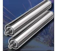 2 Pcs Gravity Transmission Replacement Roller, Commercial Conveyor for Factory Warehouses Woodworking,L 800 mm(Dia 60mm(2.4"),L 1000 mm (39.5"))