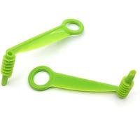 2 Pcs Green Spiral Slicer Blade Hand Slicer Cutter Potato Cucumber Vegetables Spiral Knife Kitchen Tool Accessories,Manual Screw Peelers Kitchen Dining Tools