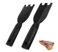 2 Pcs Grill Scraper for George Foreman Grill, Non-Stick Nylon Cleaning Brush & Spatula with Grooves, Heat-Resistant Indoor BBQ Cleaning Tool Set