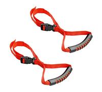 2 Pcs Grip Handle Durable Standing Aid Car Fits for Elderly Disability Help Red