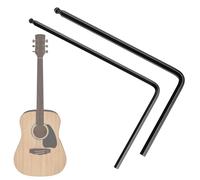 2 Pcs Guitar Truss Rod Wrench Set, 4mm & 5mm Allen Wrench with Ball End, Extended Hex Key for Martin Acoustic Guitar Neck Adjustment, Deep or Narrow Truss Rod, Guitars Tool (Black)