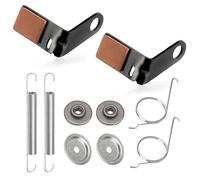 2-Pcs GY21943B GY21943A Brake Pad Kit for John Deere 42" L, D, X Series 100 105 115 100 110 120 125 130 Mower, Replaces GY21943, Included GX20515 Retainer, GX20494 Spring and GX23240 Deck Bushing