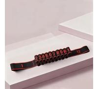 2 PCS Gymnastics Stretching Strap 12 Section Dance Stretching Belt for Physical Therapy, Pilates, Yoga, Dance, Gymnastics Exercise, Flexibility and Fitness Resistance, Black