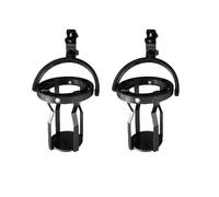 2 Pcs Gyroscopic Cup Holder, Universal Bicycle Cup Holder Adjustable 60° Mounting for Trucks, Tractors, Boats, Bikes & Scooters (Black)