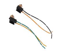 2 Pcs H1 Bulb Headlight Lamp Socket Wiring Harness - Plug Adapter Connector Line for Car Headlight, Daylight Fog, Halogen, LED, SMD Bulbs