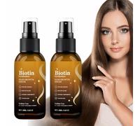 2 Pcs Hair Growth Spray Hair Growth Serum with Biotin 20ml Biotin Hair Growth Serum Spray Premium Herbal Essence Nourishes The Hair and Scalp to Make Hair Thicker Longer and Stronger