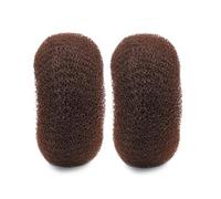 2 Pcs Hair Volume Clip Bump It Up Hair Clip Sponge Bump It Up Volume Inserts Hair Base Hair Pad Do Beehive Hair Base Hair Styling Tools for Women Girls(Brown)