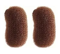 2 Pcs Hair Volume Clip Bump It Up Hairs Clip Sponge Bump It Up Volume Inserts Hair Base Hair‘s Pad Do Beehive Hairs Base Hairs Styling Tools for Women Girls(Brown)