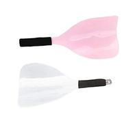 2 Pcs Hairspray Masks Curved Hair Spray Shields Face Spray Shields for Prevent Facial Skin from Touching Hair (Random Color)