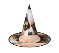 2 Pcs Halloween Witch Hats Papillon Lying On Tummy Witches Hat Mens Womens Floating Hats Costume Accessories Indoor Outdoor Halloween Decorations For Porch Yard Indoor Outdoor Decor Party Supplies