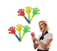 2 Pcs Hand Clappers 9 Inch Large Hand Clappers Noisemakers Cheer Noise Makers Finger Noise Makers for Sporting Events Basketball Football Game Party Favors (Random color)