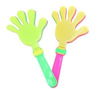 2 Pcs Hand Clappers 9 Inch Large Hand Clappers Noisemakers Cheer Noise Makers Finger Noise Makers for Sporting Events Basketball Football Game Party Favors (Random color)