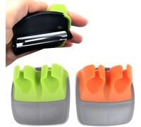 2 Pcs Hand Vegetable Peeler Palm Peeler Rubber Finger Grips,Silicone Finger Grips Kitchen Gadget,Comfortable to Peel Pumpkin,Carrot,Cucumber,Potato and More