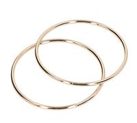 2 PCS Handbag Handles,Iron Round Shaped Handles,for Handmade Bag Handbags Purse Handles Replacement,for Bag Making Handicraft DIY Bag,10cm/3.94in (Light Gold)