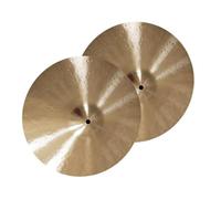 2 Pcs Handmade 14 Inch Hi-hat Cymbal For Professional Percussion Instrument Drum Set Cymbal Set (Color : C)