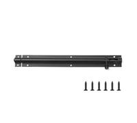 2 Pcs Hardware Door Bolts Aluminum Alloy Hinge Wardrobe Stopper Silent Gate Hook Cabinet Catches Window Catch Lock Buckle for Bathroom Bedroom(Black,2inch)(Black,2inch)