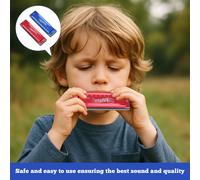 2 Pcs Harmonica Kids, Mouth Organ, 10 Hole 20 Tone Harmonica for Kids