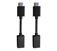 2 PCS HDMI Extension Cable, 12cm Hd-mi Adapter, HDMI Male to Female Extender Cable, HDMIto HDMIConverter Adapter Cable Compatible for Fire,TV Stick, Blu-Ray, Plug &play