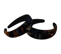 2 Pcs Headbands for Women Ladies, Halloween Cemetery Non Slip Makeup Headband, Wide Top Turban Hair Bands Hoops for Shower