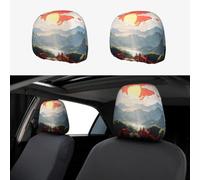 2 PCS Headrest Covers for Cars, Soft Breathable The perfect skybridge