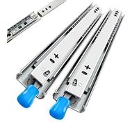 2 PCS Heavy-Du Der Slides - Adjustable 250mm to 1400mm Locking Der Guides, Full, Smooth Sliding Track for CABI and Fur