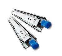 2 PCS Heavy-Du Teles Der Slides, 250mm to 1400mm, 120 kg Load Capaci, Side Mount Installat, Locking Der Guides for Smooth Sliding Act