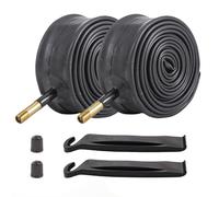 2 PCS Heavy Duty Bike Tubes 700x38C 700x40C 700x43C 700x45C 38C/40C/42C/43C/45C Schrader Valve 35mm/48mm Bicycle Tubes Premium Quality Butyl Inner Tubes (Schrader Valve 48mm)