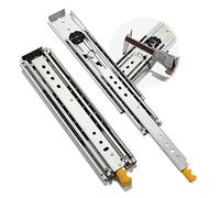 2 Pcs Heavy Duty Full Extension Ball Bearings Locking Metal Steel Rails 14 Inch (350mm) 300 1400mm Length Ideal for Kitchen and Furniture