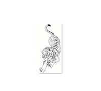 2 PCS Herbal Tattoo Sticker Tiger Men And Women Temporary Tattoo Tattoo Non-Reflective Waterproof Durable