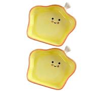 2 Pcs Hermit Crab Food Dish Ceramic Hermit Crab Water Bowl Reptile Water Bowl for Bearded Dragon Lizard Gecko Tortoise Snail Frog