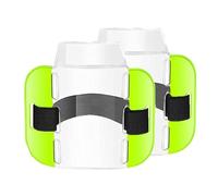 2 Pcs Hi Vis SIA Arm Badge Holders, Security ID Card and Licence Holder with Adjustable Armband, High Visibility Fluorescent Green for Security Staff, Guards, Doormen, Bouncers and Emergency Personnel