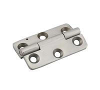 2 Pcs Hidden Folding Hinge 304 Stainless Steel Suitable for Industrial Equipment Motor Control Cabinet Doors