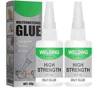 2 PCS High Strength Oily Welding Glue, Super Strong Glue for Wood, Metal, Ceramics, Leather - Multifunctional Universal Adhesive for DIY & Repairs - Waterproof and Quick Drying