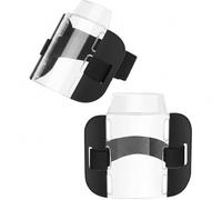 2 Pcs High Visibility SIA Badge Holder Armband with Adjustable Strap - SIA Badge Holder - Security Arm Badge Holders for Medical Staff, Warehouse, Factory, Doorman, Rescue (Black)