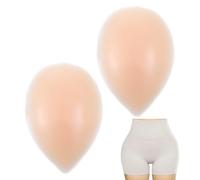 2 Pcs Hip Dip Pads for Women, Self-Adhesive Silicone Hip Pads - Reusable Butt Lift Pad Fill Hips Dips, Create Round Butt & Hourglass Figure, Seamless Under Any Clothing (Skin Color)