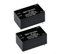 2 PCS HLK-PM01 Power Supply Module 5V 3W AC 100-240V to DC 5V Step-Down Converter for Home Control Systems, Low Noise with Over