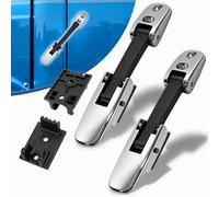 2 Pcs Hood Latch Chrome Plated Hood Lock for Truck Bonnet Latches Replacement for Kenworth T170 T270 T330 T370 T660, for Peterbilt 325 335 337 340 348 384 386 567 569 579, for Mack CH612 CH613