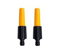 2 Pcs Hose Nozzles, Garden Spray Gun Spray Nozzle Hosepipe Sprayer Head Garden Hose Adjustable Spray for Watering Plants Shower Pet Car Washing Yellow