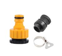 2 Pcs Hose Tap Connector Kitchen Tap Hose Connector Hose Pipe Tap Connector Universal Rubber Adapter for Join 1/2 inch Garden Hose Pipe Tap